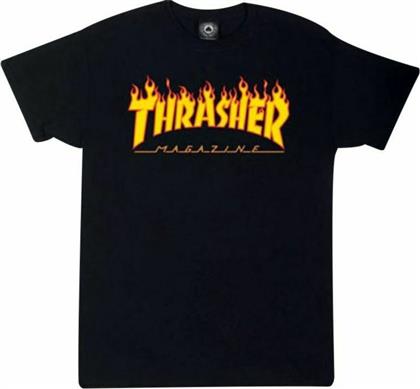 Thrasher Flame Logo 110102 Black από το New Cult