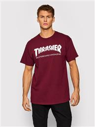 Thrasher T-Shirt Skatemag Μπορντό Regular Fit από το Modivo