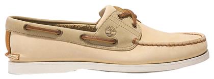 Timberland Boat Δερμάτινα Ανδρικά Μοκασίνια σε Καφέ Χρώμα από το Z-mall