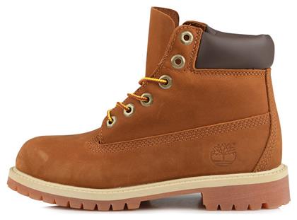 Timberland Δερμάτινα Παιδικά Μποτάκια με Κορδόνια Ταμπά από το Epapoutsia