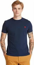 Timberland Dunstan River Ανδρικό T-shirt Dark Sapphire Μονόχρωμο από το Z-mall