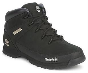 Timberland Euro Sprint Hiker Μποτάκια Casual Μαύρα TB06361R001