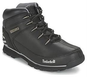 Timberland Euro Sprint Hiker Δερμάτινα Μαύρα Ανδρικά Μποτάκια από το Z-mall