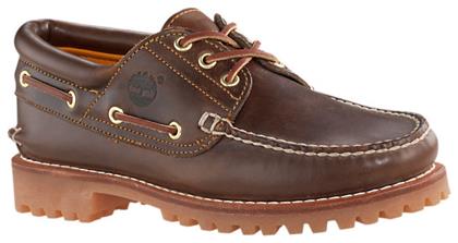 Timberland Icon 3 Eye Classic Handsewn Δερμάτινα Ανδρικά Boat Shoes σε Χρώμα από το MyShoe