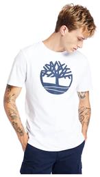 Timberland K-R Brand Tree Ανδρικό T-shirt Κοντομάνικο Λευκό από το Tobros