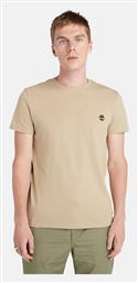 Timberland Ss Dunstan River T-shirt μπεζ από το Z-mall