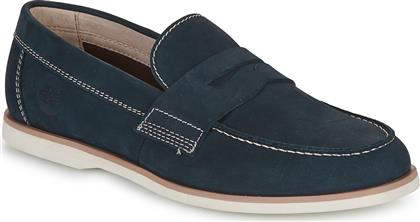 Timberland Suede Ανδρικά Boat Shoes σε Μπλε Χρώμα