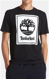 Timberland YC Core + SS Stack Logo Black