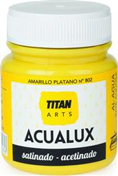 Titan Acualux Χρώμα Νερού Μεταλλικών Αποχρώσεων Amarillo Platano 802 100ml
