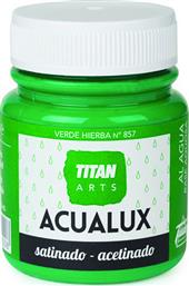Titan Acualux Χρώμα Νερού Μεταλλικών Αποχρώσεων Verde Hierba 857 100ml από το Esmarket