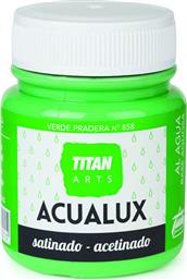 Titan Acualux Χρώμα Νερού Μεταλλικών Αποχρώσεων Verde Pradera 858 100ml από το Esmarket