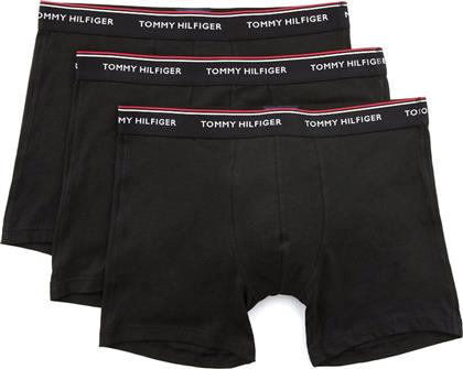 Tommy Hilfiger Ανδρικά Boxer 3 Pack σε Μαύρο χρώμα