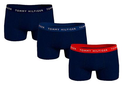 Tommy Hilfiger Ανδρικά Boxer Μπλε Μονόχρωμα 3Pack