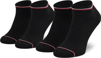 Tommy Hilfiger Ανδρικές Κάλτσες με Σχέδια Μαύρες 2Pack από το Modivo