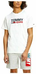 Tommy Hilfiger Ανδρικό T-shirt Λευκό με Λογότυπο