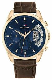 Tommy Hilfiger Baker Ρολόι Μπαταρίας με Δερμάτινο Λουράκι