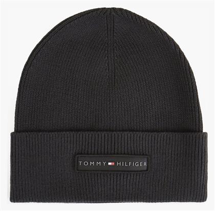 Tommy Hilfiger Beanie Ανδρικός Σκούφος Πλεκτός σε Μαύρο χρώμα