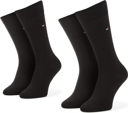 Tommy Hilfiger Classic Ανδρικές Μονόχρωμες Κάλτσες Μαύρες 2Pack 871353747777 από το Modivo