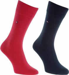 Tommy Hilfiger Classic Ανδρικές Μονόχρωμες Κάλτσες Πολύχρωμες 2Pack από το Epapoutsia