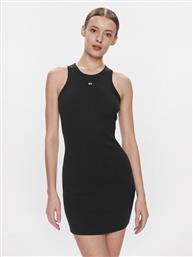Tommy Hilfiger Essential Καλοκαιρινό Mini Φόρεμα Μαύρο