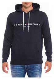 Tommy Hilfiger Φούτερ Navy με Κουκούλα από το Modivo