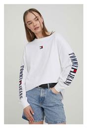 Tommy Hilfiger Γυναικεία Μπλούζα Μακρυμάνικη Λευκή