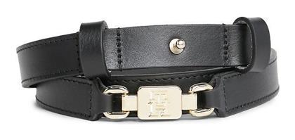 Tommy Hilfiger High Waist Reversible Belt Δερμάτινη Γυναικεία Ζώνη Μαύρη από το ProjectShops