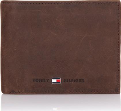Tommy Hilfiger Leather Flap Δερμάτινο Ανδρικό Πορτοφόλι Καφέ από το Epapoutsia
