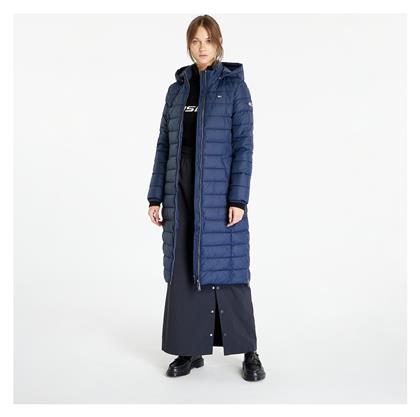 Tommy Hilfiger Μακρύ Γυναικείο Puffer Μπουφάν Navy Μπλε από το Modivo