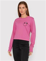 Tommy Hilfiger Μακρυμάνικο Γυναικείο Top Vivid Fuchsia