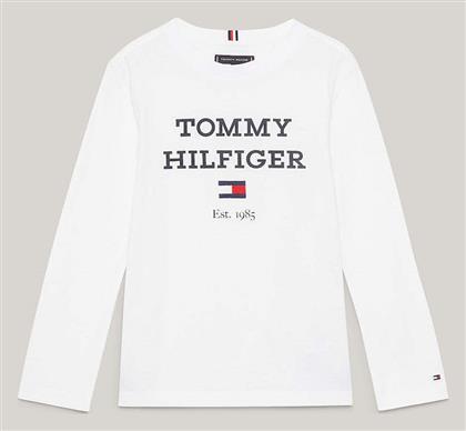 Tommy Hilfiger Παιδική Μπλούζα Μακρυμάνικη Λευκή από το ProjectShops