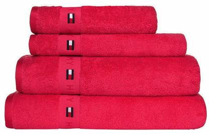 Tommy Hilfiger Πετσέτα Σώματος Legend 70x140εκ. Red Βάρους 540gr/m²