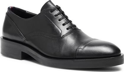 Tommy Hilfiger Premium Tailor Derby Black από το Epapoutsia