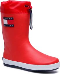 Tommy Hilfiger Παιδικές Γαλότσες για Κορίτσι Rain Boot S Κόκκινες