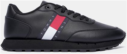Tommy Hilfiger Runner Ανδρικά Sneakers Μαύρα από το Modivo