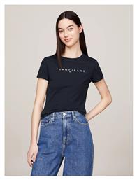 Tommy Hilfiger T-Shirt μαύρη DW0DW18398-BDS