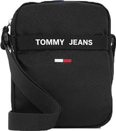 Tommy Hilfiger Tjm Essential Reporter Ανδρική Τσάντα Ώμου / Χιαστί σε Μαύρο χρώμα από το Cosmos Sport