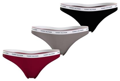 Tommy Hilfiger Βαμβακερά Γυναικεία String 3Pack