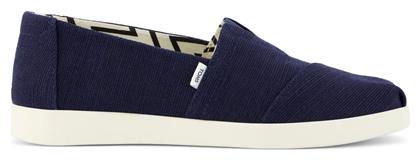 Toms Alpargata Υφασμάτινες Γυναικείες Εσπαντρίγιες σε Navy Μπλε Χρώμα