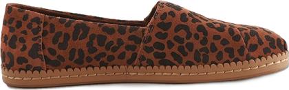 Toms Alpargata Wrap Suede Γυναικείες Εσπαντρίγιες Dark Ember Leopard