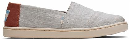 Toms Παιδικές Εσπαντρίγιες Slip-On Γκρι Crosshatch Youth