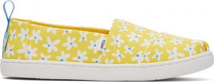 Toms Παιδικές Εσπαντρίγιες Slip-On Κίτρινες από το SerafinoShoes