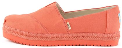 Toms Persimmon Heritage Υφασμάτινες Γυναικείες Εσπαντρίγιες Coral
