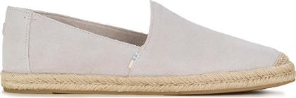 Toms Suede Pismo Suede Γυναικείες Εσπαντρίγιες σε Γκρι Χρώμα