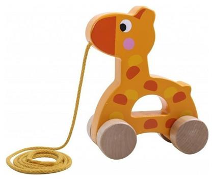 Tooky Toys Καμηλοπάρδαλη Συρόμενη από Ξύλο για 12+ Μηνών από το GreekBooks