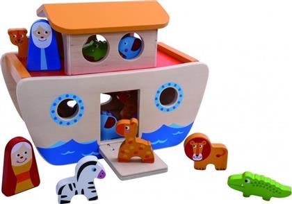Tooky Toys Κιβωτός του Νώε από Ξύλο για 24+ Μηνών (Διάφορα Σχέδια) 1τμχ