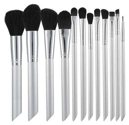 Tools for Beauty Επαγγελματικό Σετ με Πινέλα Μακιγιάζ από Συνθετική Τρίχα Case 12τμχ