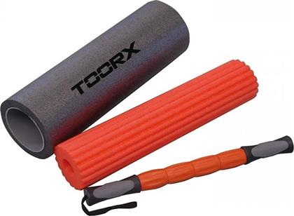 Toorx AHGF-091 Σετ Foam Rollers Πορτοκαλί 45cm