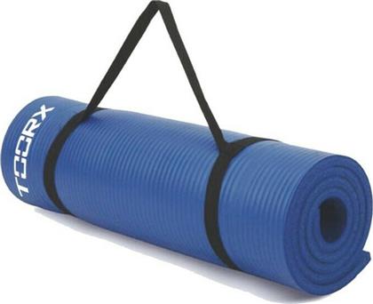 Toorx MAT-172 Στρώμα Γυμναστικής Yoga/Pilates Μπλε με Ιμάντα Μεταφοράς (172x61x1.2cm) από το Plus4u