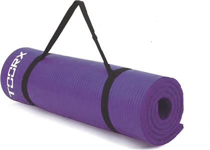 Toorx MAT-185 Στρώμα Γυμναστικής Yoga/Pilates Μωβ με Ιμάντα Μεταφοράς (172x61x1.2cm) από το Kotsovolos